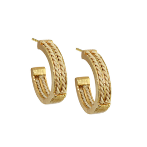 BR492 - MARY EARRING GOLD PLATING (T)