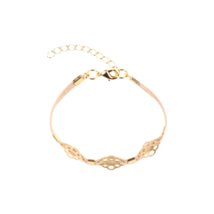 P333 - ALINE BRACELET BURITI ORGANIC STRAW AND GOLD PLATING (T)