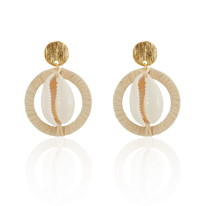 BR679 - BÚZIOS MARÉ EARRING GOLD PLATING (T)