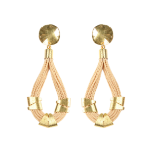 BR726 - ELEMENTARY EARRING GOLD PLATING (T)